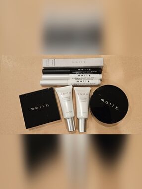 Mally Foundation & Concealer Light Tan Makeup Set Bundle 8pcs New In Box Sealed